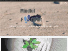 Tablet Screenshot of mindfulfootprint.com